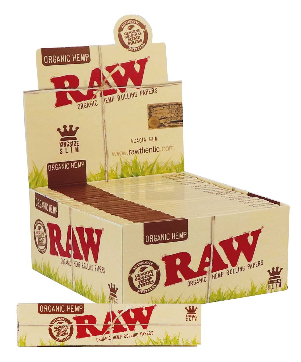 RAW - Organic - Slim - KS Blättchen - 32 Blättchen