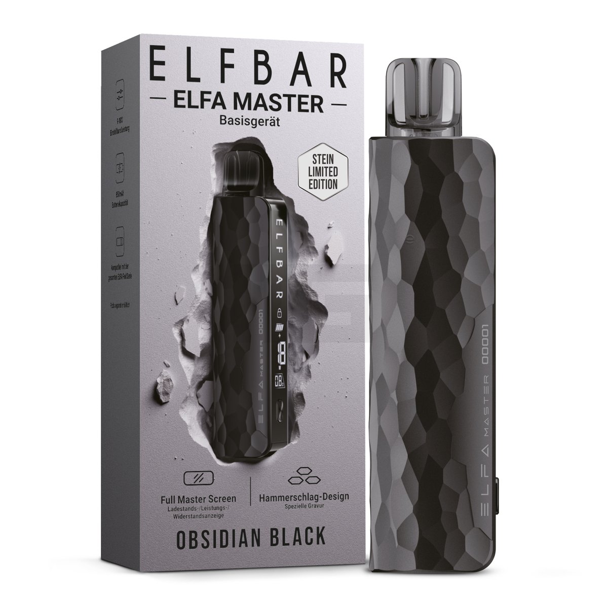 Elfbar - ELFA MASTER - Basisgerät - Obsidian Black Elfbar - ELFA MASTER - Basisgerät - Obsidian Black