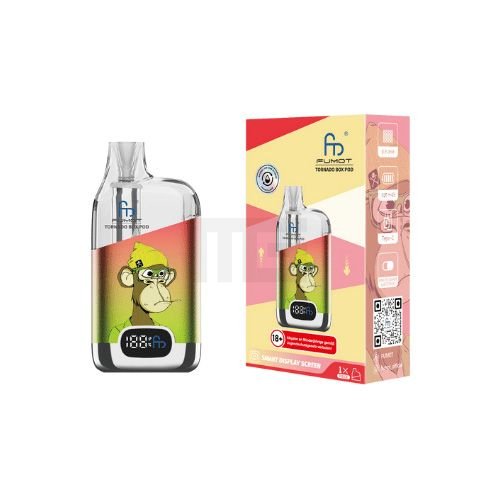 RandM - Tornado Box - 12000 - Pod Kit - Yellow pink RandM - Tornado Box - 12000 - Pod Kit - Yellow pink