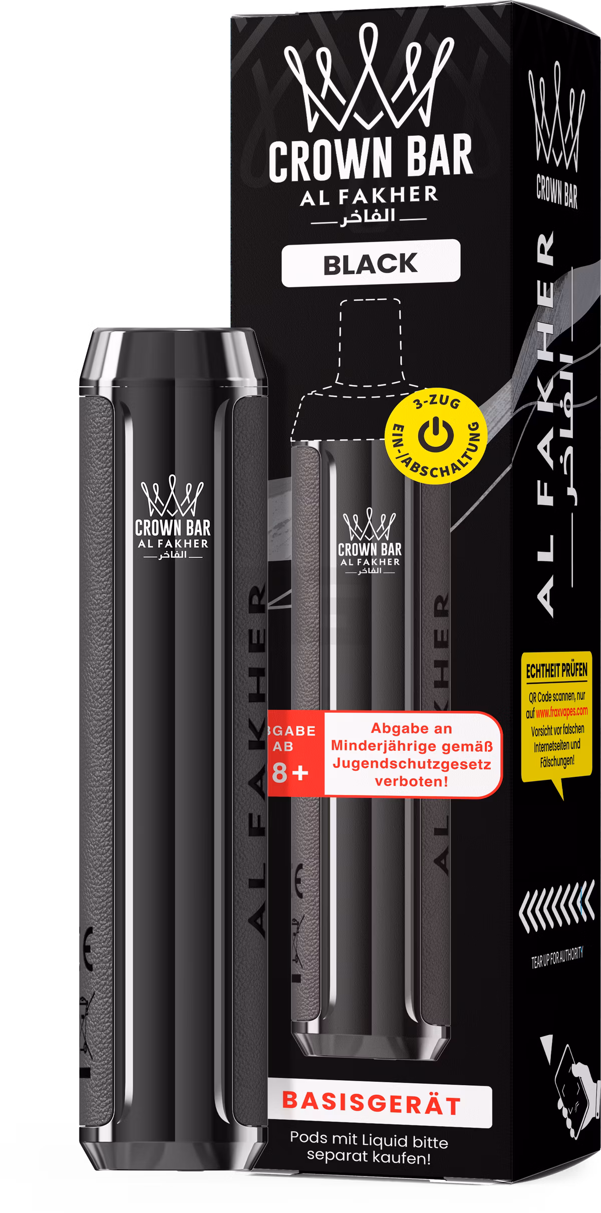 Al Fakher - Akkuträger - Black Al Fakher - Akkuträger - Black