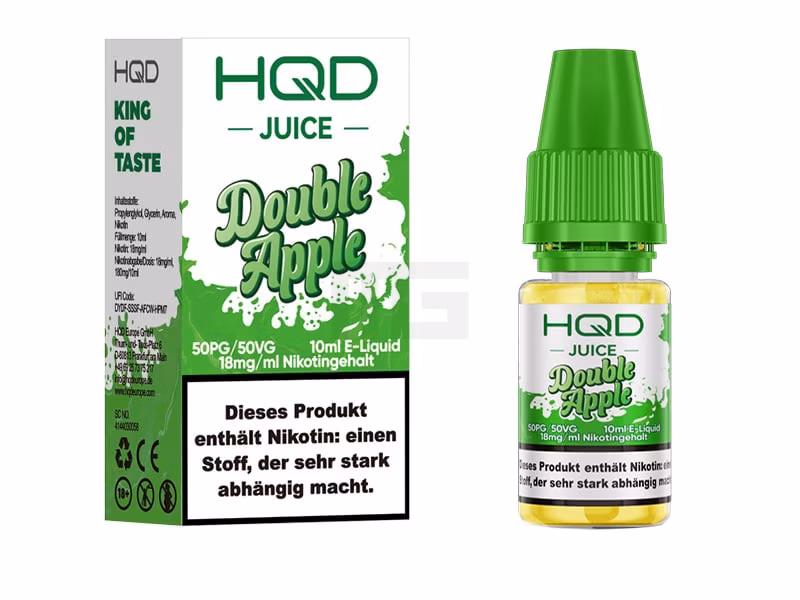 hqd-juice-double-apple-liquid-10-ml-18-mg HQD - Juice - Double Apple - Nikotinsalz Liquid - 10ml - 18mg