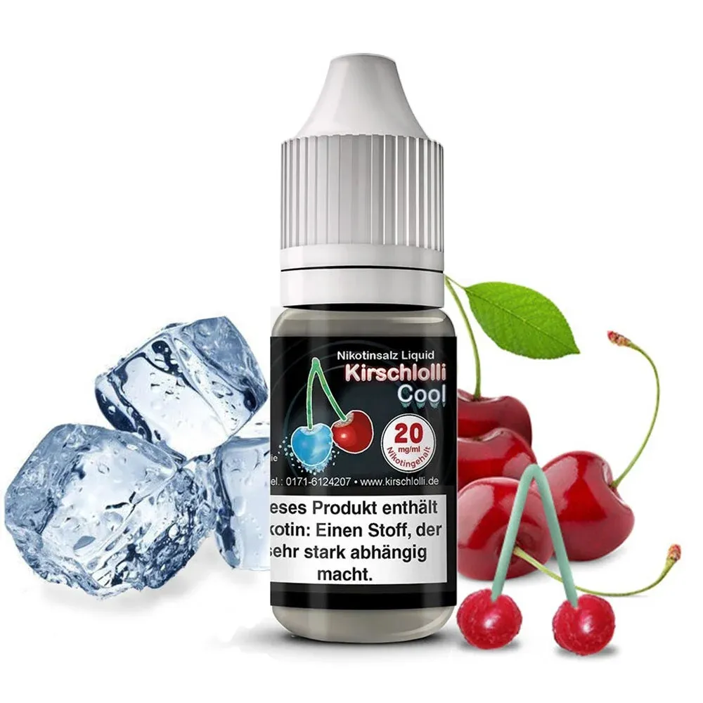 Kirschlolli - Cool - Nikotinsalz Liquid - 10ml - 20mg Kirschlolli - Cool - Nikotinsalz Liquid - 10ml - 20mg