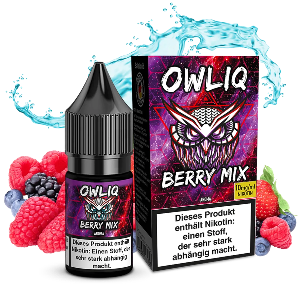 OWL - Owliq - 10ml - Berry Mix | Nikotinsalz-Stärke : 10mg OWL - Owliq - 10ml - Berry Mix | Nikotinsalz-Stärke : 10mg