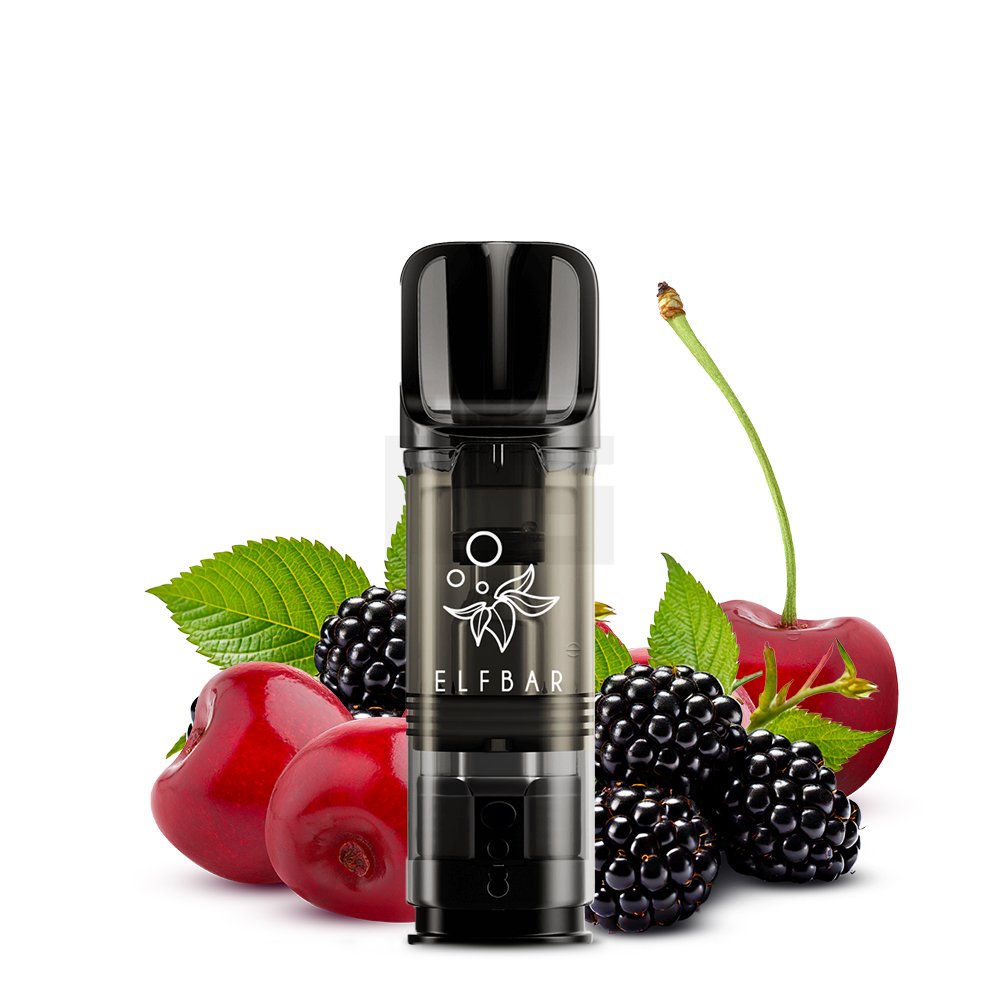 Elfbar - ELFA - Prefilled Pod - 2ml - 2er Pack - Nikotinfrei - Blackberry Cherry