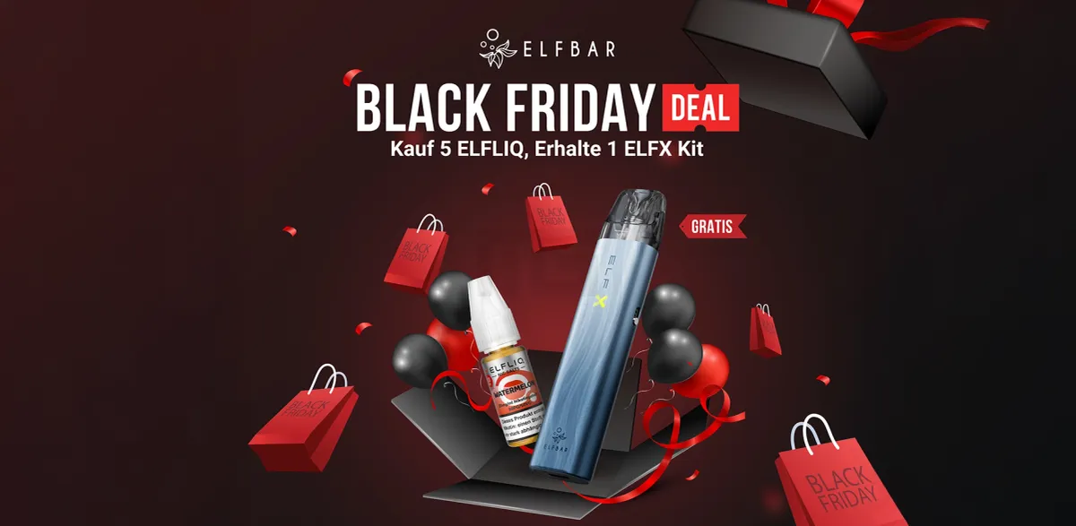 ELFLIQ 5+1 Black Friday Deal 2025 – Gratis ELFX Pod Kit