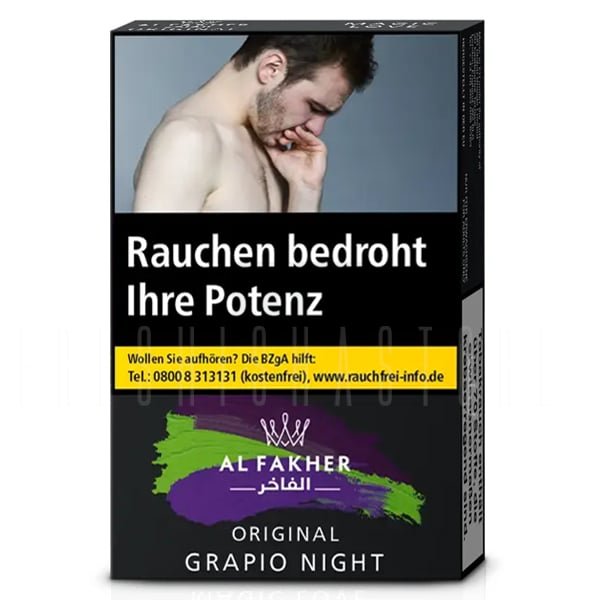 al-fakher-grapio-night-25g-shisha-tabak Al Fakher Tobacco - Grapio Night - 25g