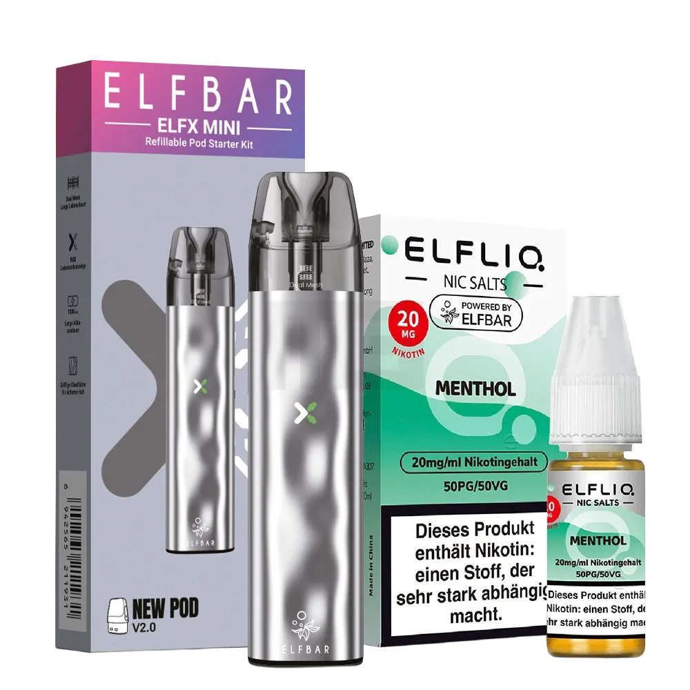 Elfbar - ELFX Mini + ELFLIQ - Starter Kit