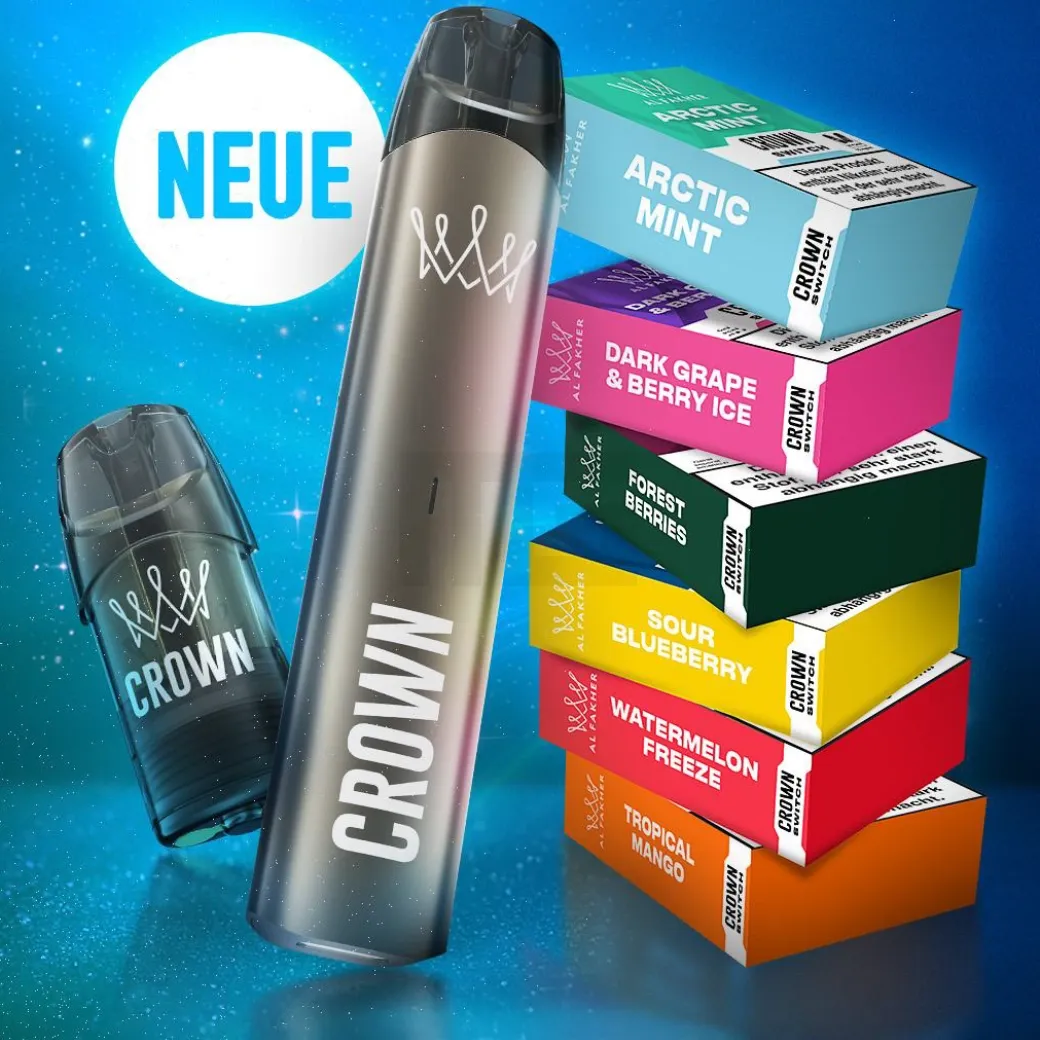 Al Fakher - Crown Switch- Starter Kit - Basisgerät + Prefilled Pods