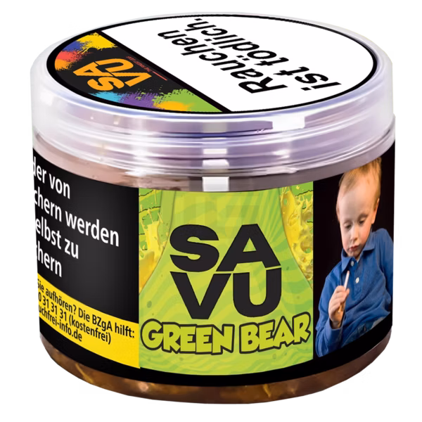 savu-tobacco-green-bear-200g-b2b Savu Tobacco - Green Bear - 200g - TT