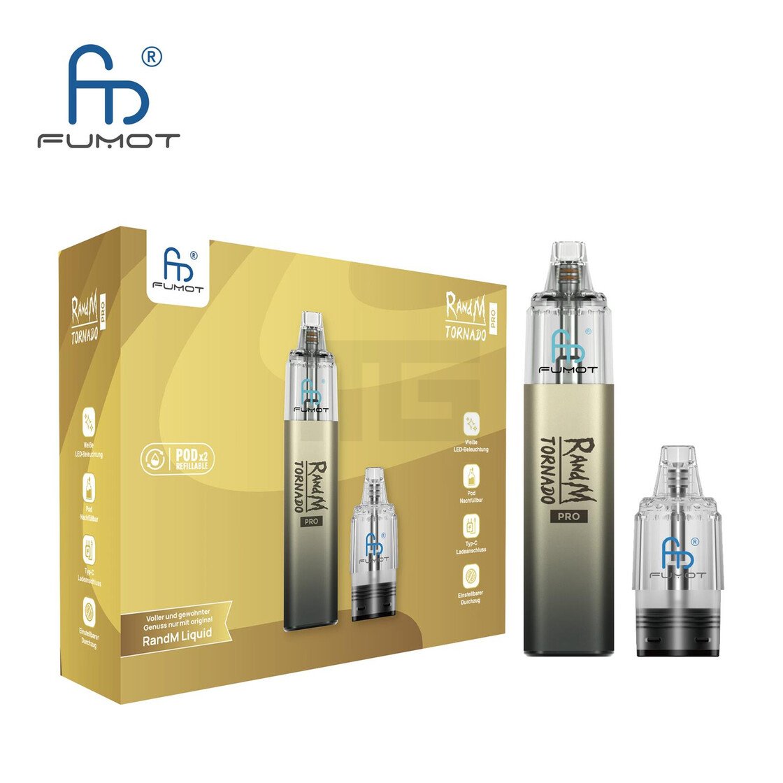 RandM - Tornado Pro - Pod Kit - Blue