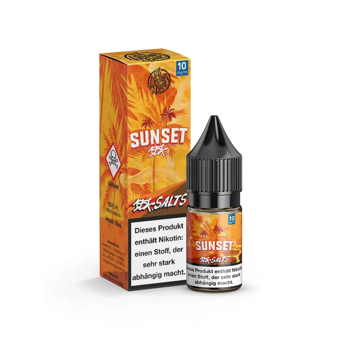187 Straßenbande - Nikotinsalz-Liquids - 10ml - Sunset | Nikotinsalz-Stärke : 10mg | Paketgröße : 1er Packung 187 Straßenbande - Nikotinsalz-Liquids - 10ml - Sunset | Nikotinsalz-Stärke : 10mg | Paketgröße : 1er Packung