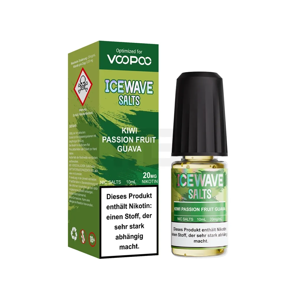 Icewave - Salts - Nikotinsalz-Liquid - Kiwi Passion Fruit Guava - 10ml - 20mg