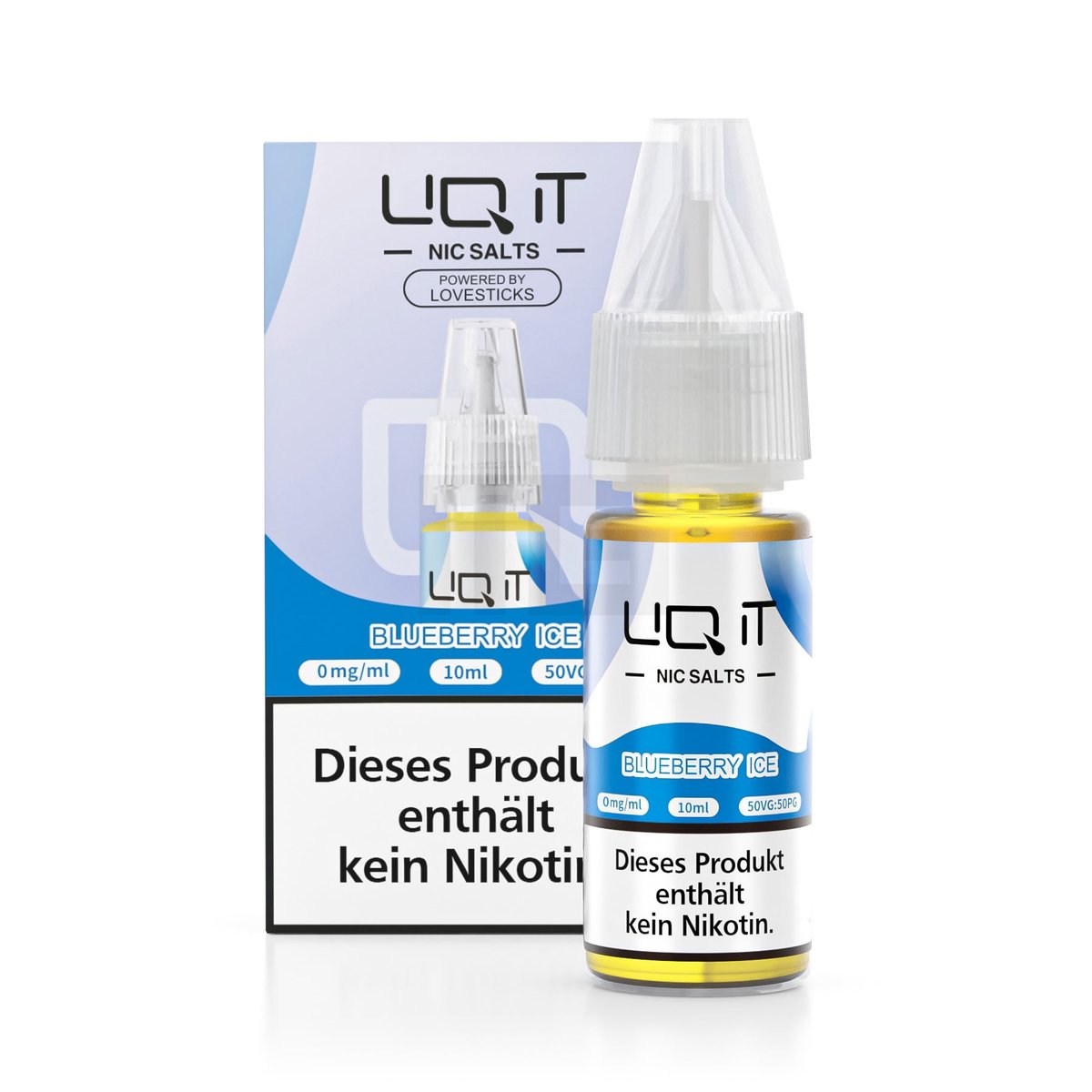 LIQ IT - Nikotinsalz-Liquid - 10ml - Blueberry Ice - 0mg