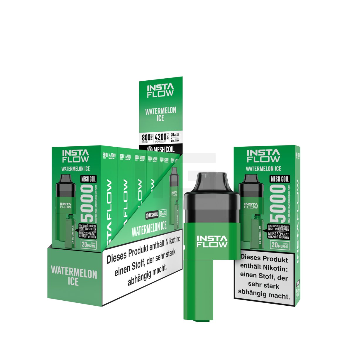 INSTAFLOW 5000 - E-Zigarette - Watermelon Ice - 2ml - 20mg - CP
