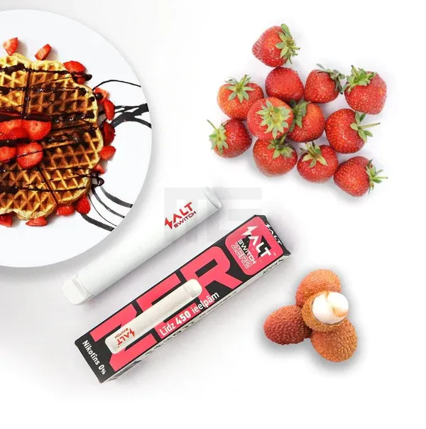 salt-switch-zero-erdbeere-lychee-566274_600x Nikotinfrei Salt Switch Einweg E-Zigarette - Strawberry Lychee