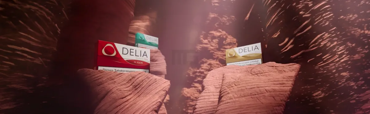 IQOS DELIA Sticks: Neues Verpackungsdesign im TEREA-Look