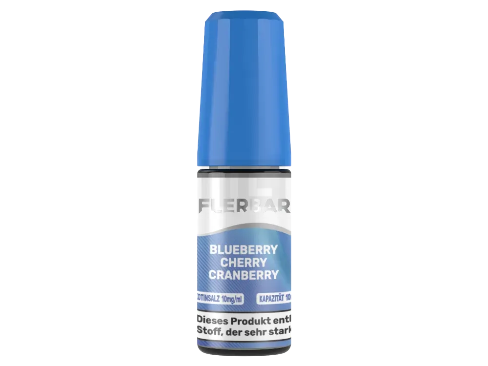 Flerbar - Nikotinsalz Liquid - 10ml - Blueberry Cherry Cranberry - 10mg