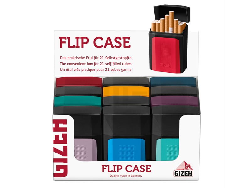 Gizeh - Flip Case - Zigarettenbox - Rot Gizeh - Flip Case - Zigarettenbox - Rot