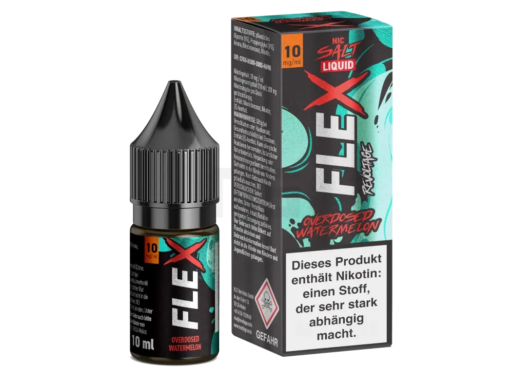 Revoltage - Flex - Nikotinsalzliquid - 10ml - Watermelon - 10mg Revoltage - Flex - Nikotinsalzliquid - 10ml - Watermelon - 10mg