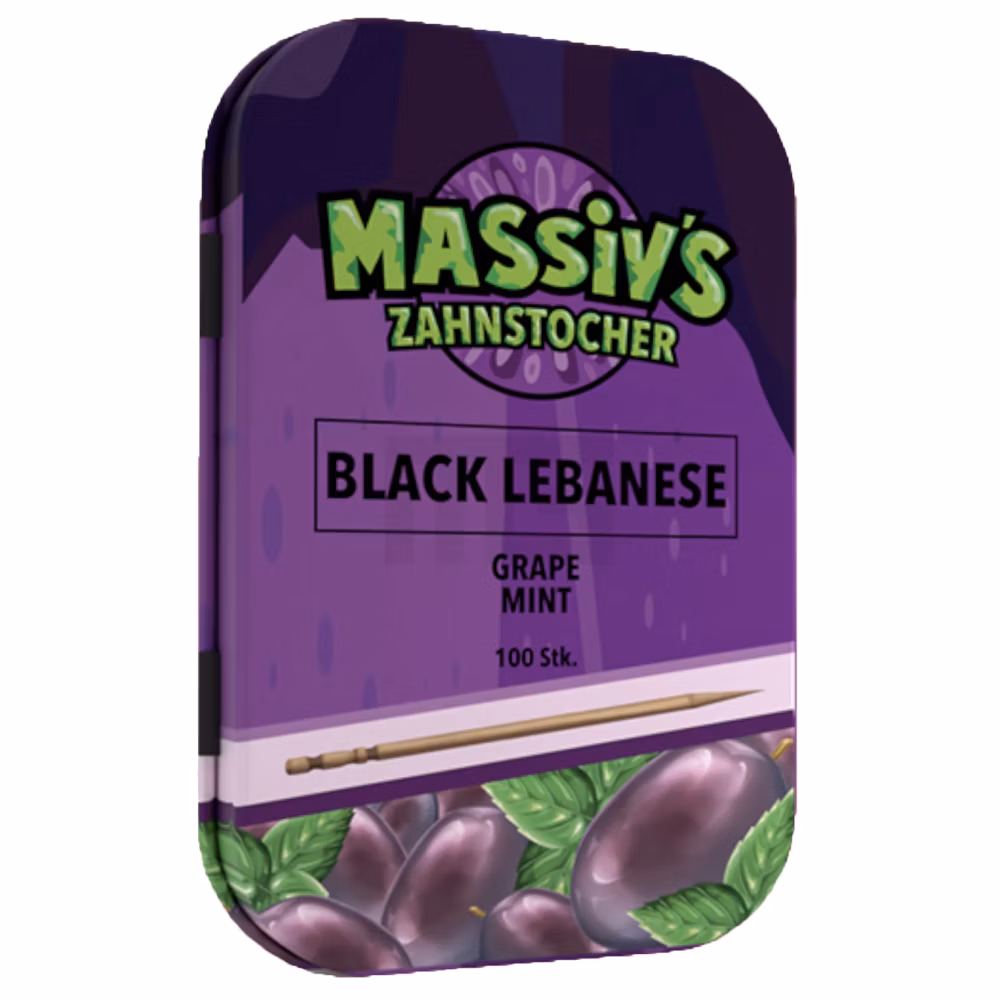 Massiv' s - Zahnstocher - Black Lebanese