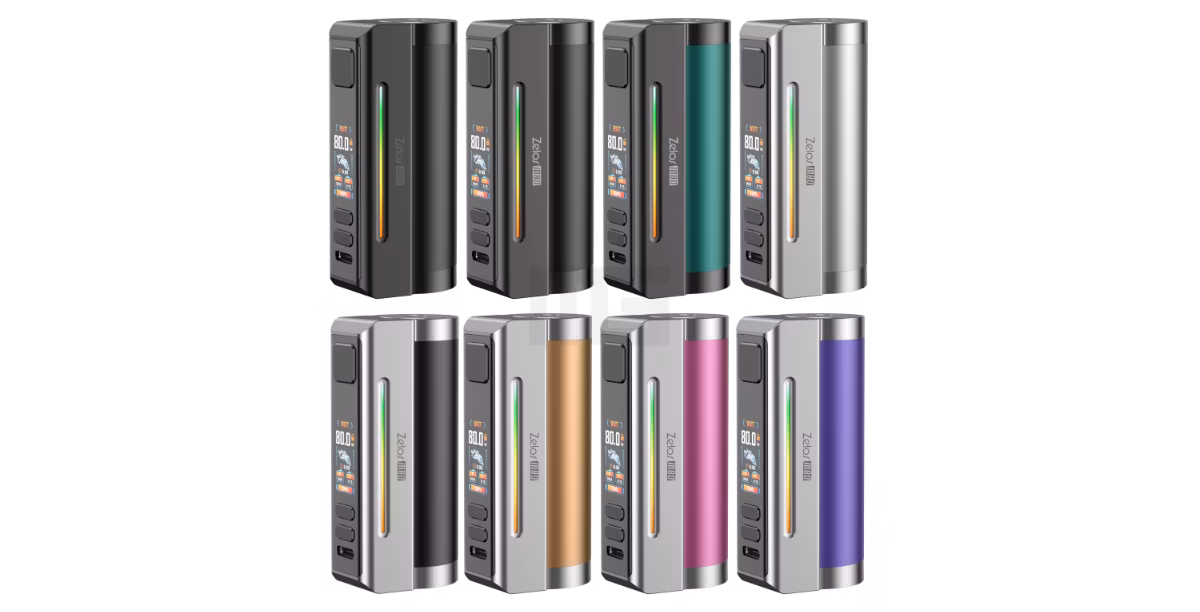 Aspire - Zelos M80 - Akkuträger - 2600 mAh - Lila Silber | Paketgröße : 1er Packung