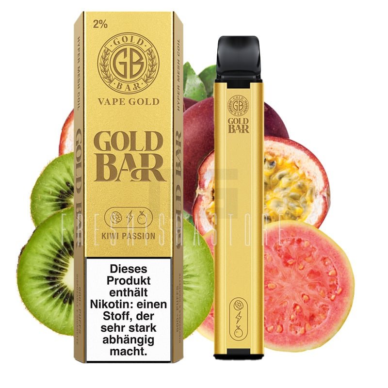 goldbar-einweg-e-zigarette-kiwi-passion-20mg Goldbar - Einweg E - Zigarette - Kiwi Passion - 20mg