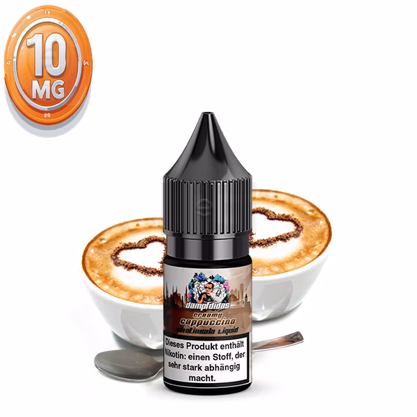 dampfdidas-creamy-cappuccino-nic-salt-liquid-10mg Dampfdidas Creamy Cappuccino Nikotinsalz Liquid 10ml 10mg