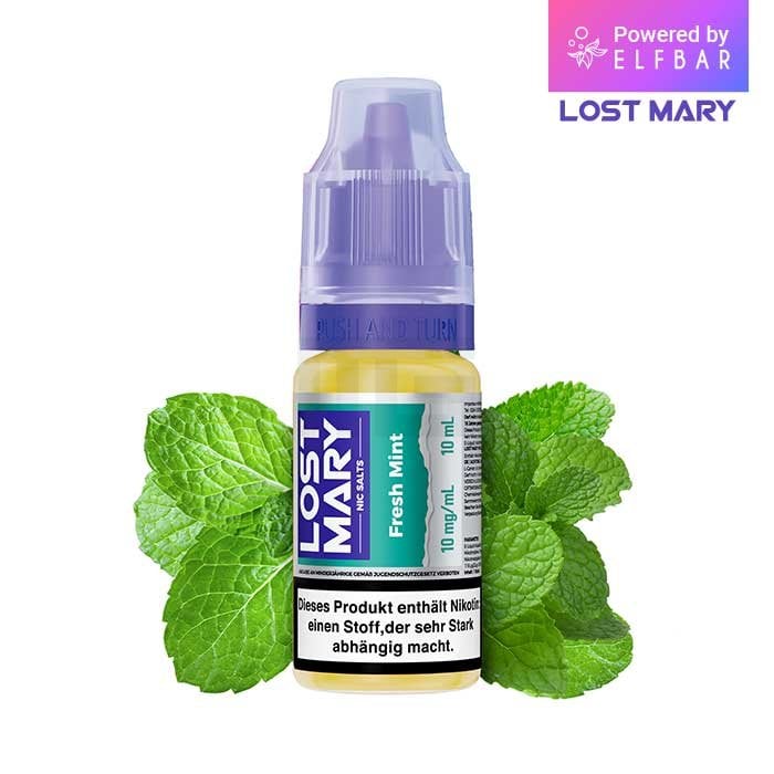 Lost Mary Nikotinsalz-Liquid - Fresh Mint | Nikotinsalz-Stärke : 10mg