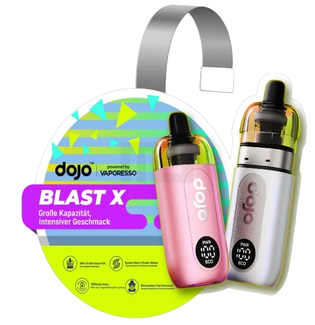 Vaporesso - Dojo Blast X - Wobbler - Klein Vaporesso - Dojo Blast X - Wobbler - Klein