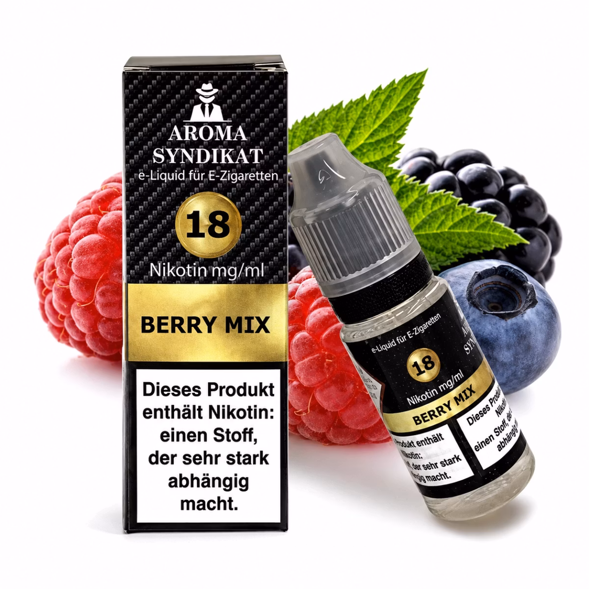 Aroma Syndikat - Nikotinsalz-Liquids - 10ml - Berry Mix - 18mg 
