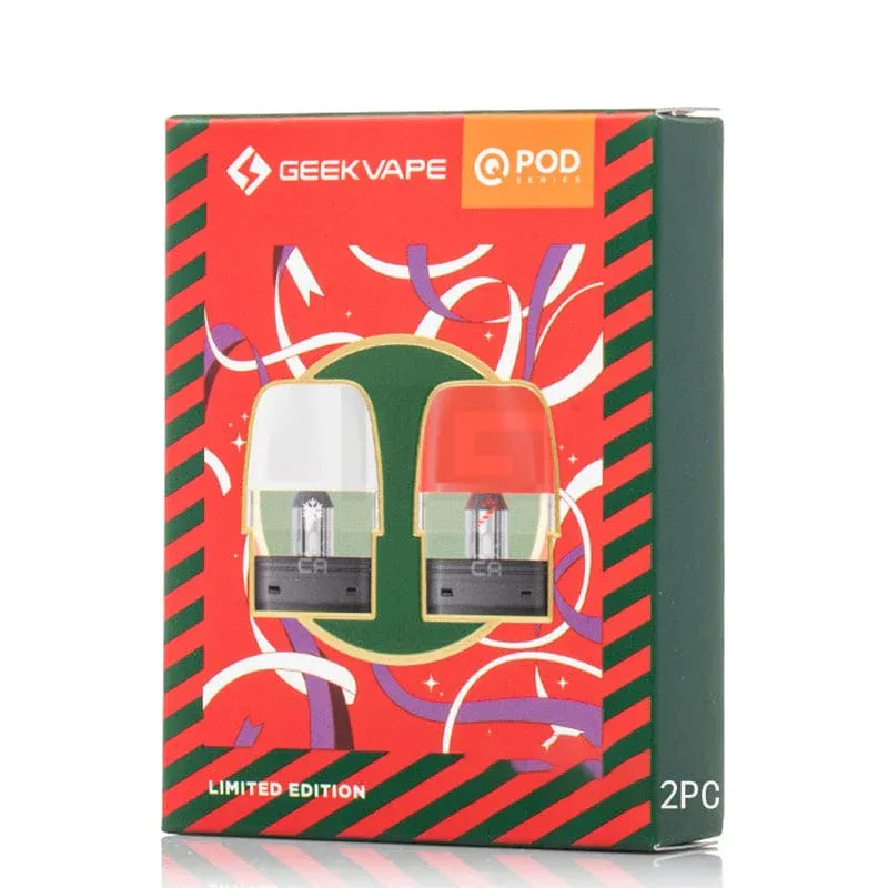GeekVape - Q - Pod - XMAS Limited Edition - 0.6 & 0.8 Ohm 