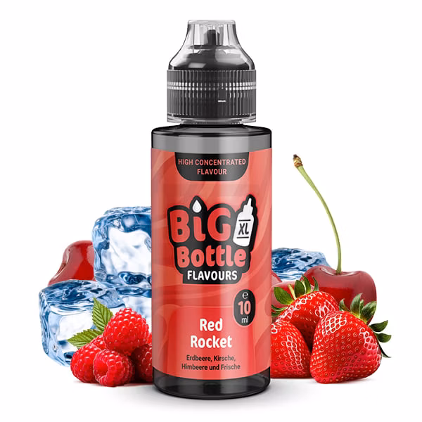 Big Bottle - Aroma - 10ml - Red Rocket | Inhalt : 10ml | Nikotinstärke : 0mg | Paketgröße : 1er Packung Big Bottle - Aroma - 10ml - Red Rocket | Inhalt : 10ml | Nikotinstärke : 0mg | Paketgröße : 1er Packung