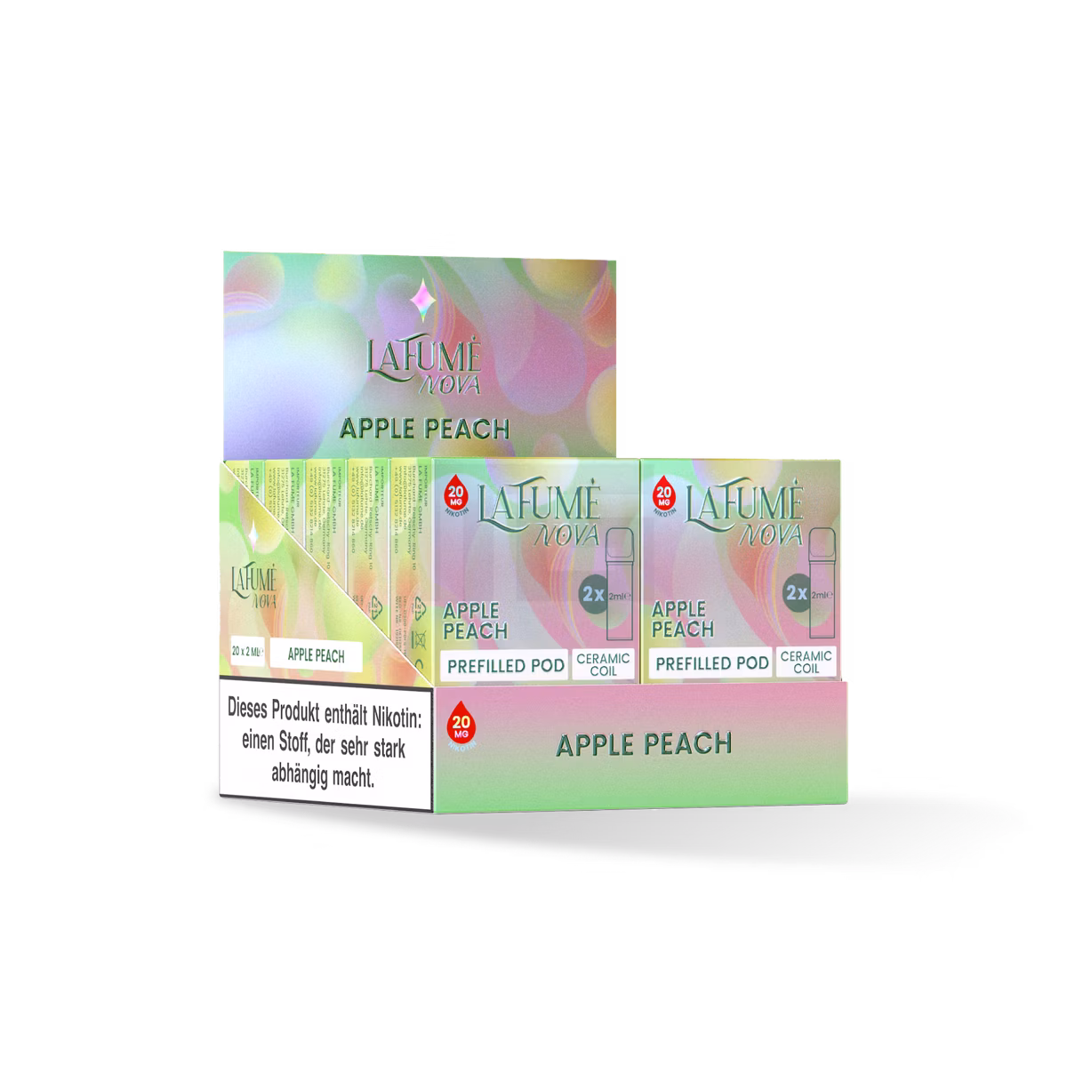 La Fume Nova - Prefilled Pods - 20mg - Apple Peach