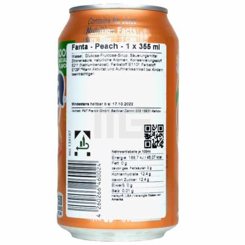 Fanta Peach - 355 ml