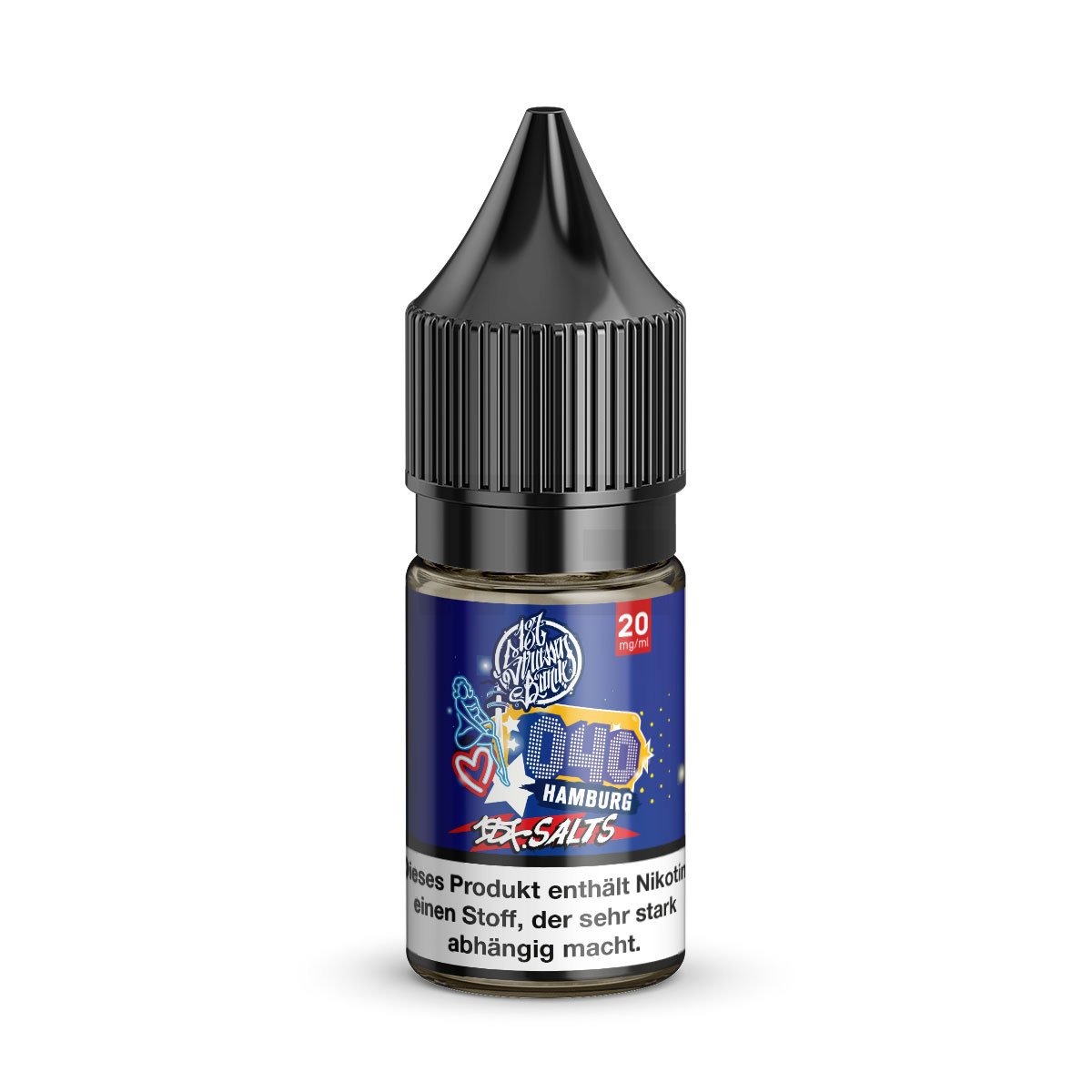 187 Straßenbande - Nikotinsalz-Liquids - 10ml - 040 Hamburg | Nikotinsalz-Stärke : 20mg | Paketgröße : 1er Packung