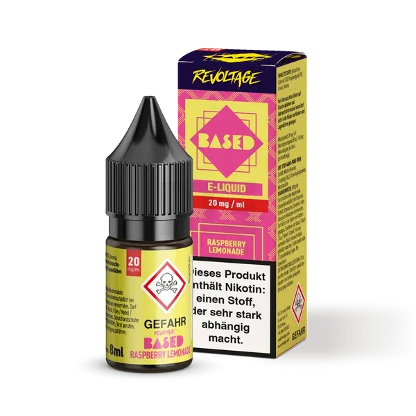 Revoltage - BASED - Nikotinsalz-Liquid - Raspberry Lemonade - 8ml - 20mg Revoltage - BASED - Nikotinsalz-Liquid - Raspberry Lemonade - 8ml - 20mg