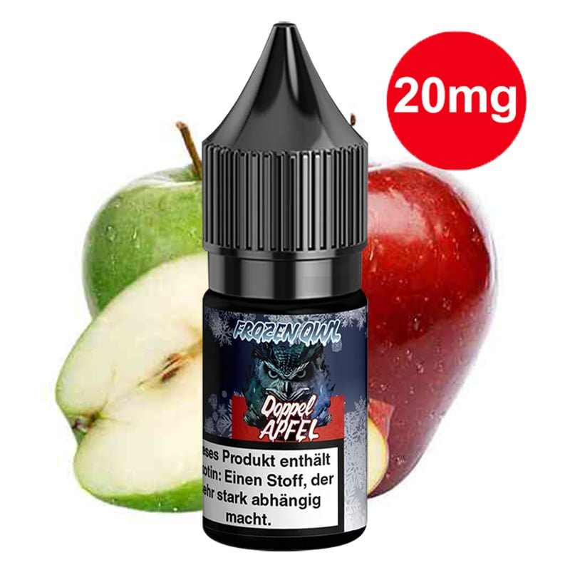 frozen-owl-10ml-20mg-doppelapfel Frozen OWL - Doppelapfel - Nikotinsalz Liquid - 10ml - 20mg