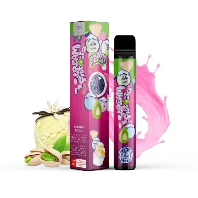Nikotinfrei - 187 Straßenbande - Einweg E-Zigarette - I Scream Pistacio - CP
