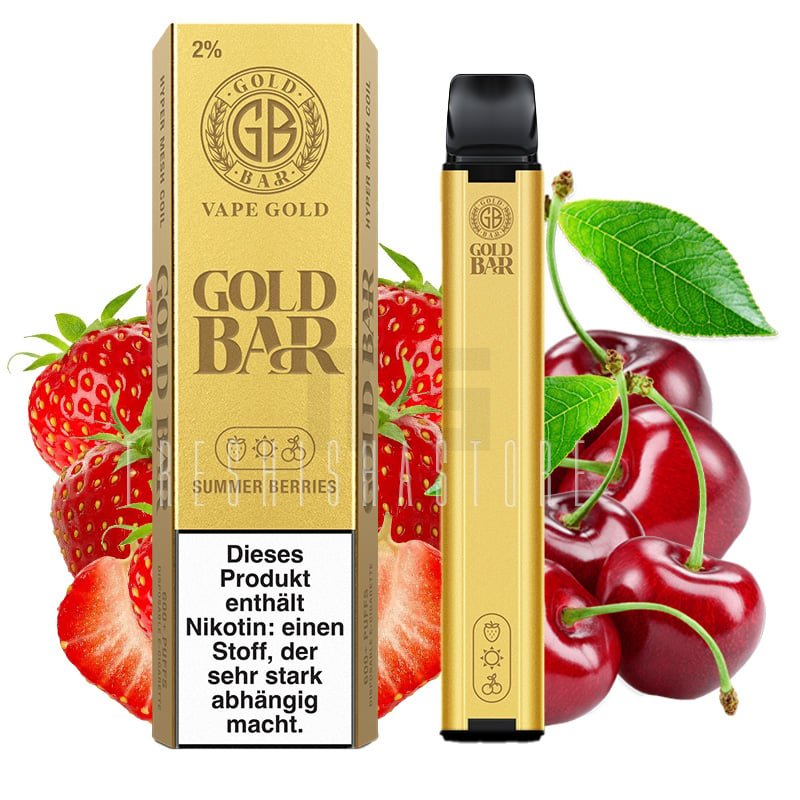 goldbar-einweg-e-zigarette-summer-berries-20mg Goldbar - Einweg E - Zigarette - Summer Berrries - 20mg