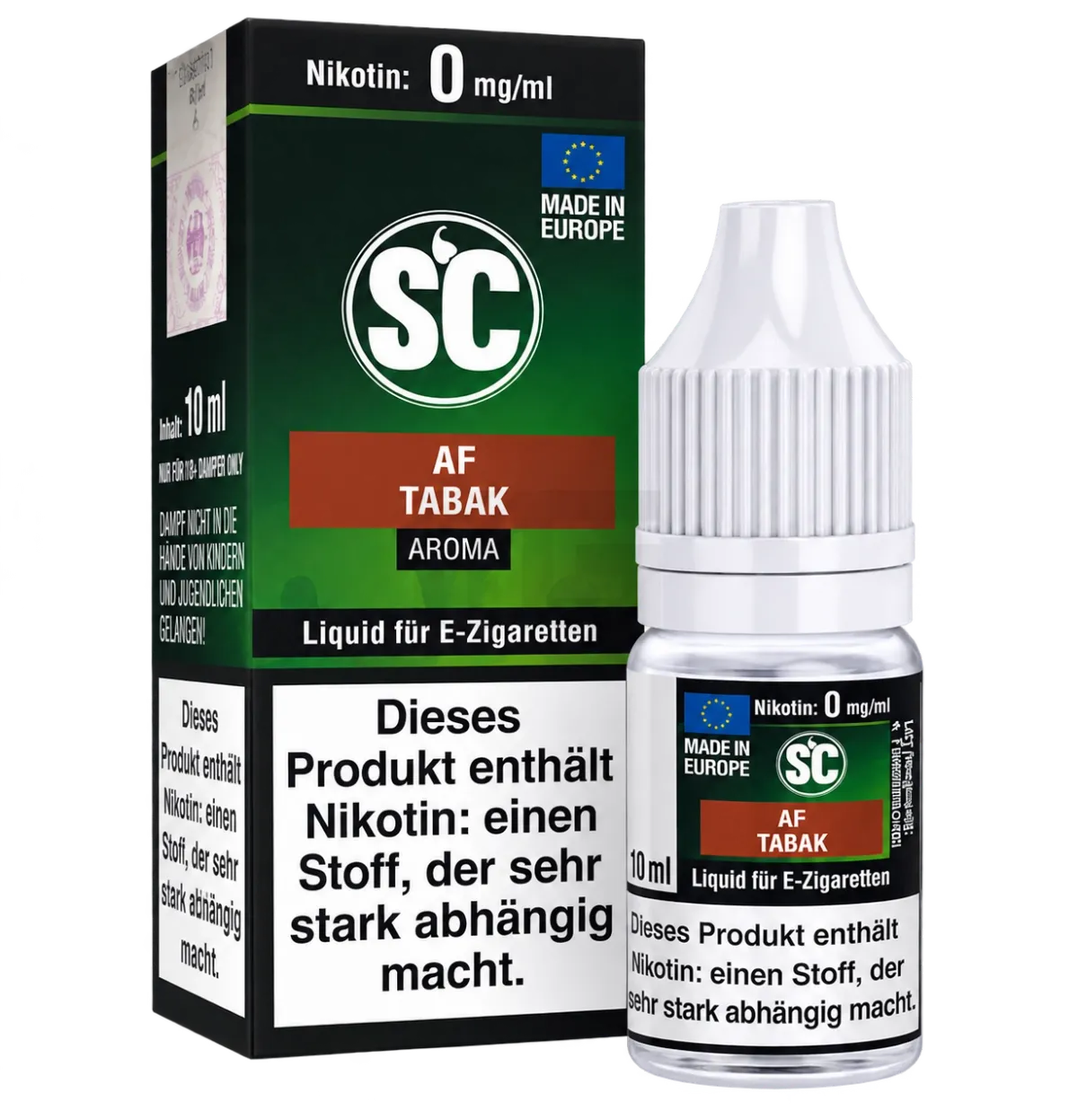 SC - AF Tabak - Nikotin Liquid - 10ml - 0mg