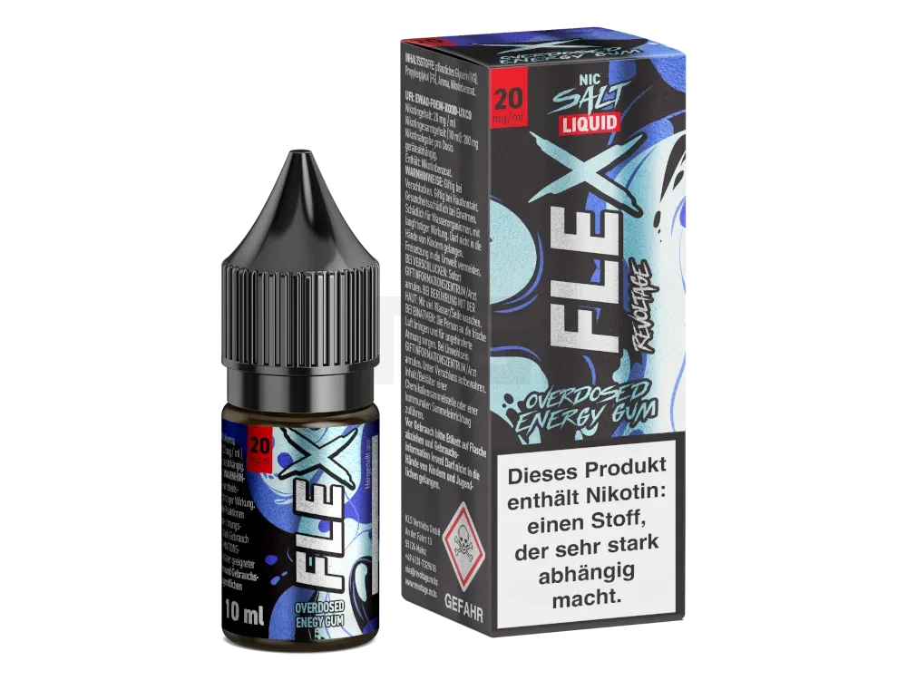 Revoltage - Flex - Nikotinsalzliquid - 10ml - Energy Gum - 20mg Revoltage - Flex - Nikotinsalzliquid - 10ml - Energy Gum - 20mg