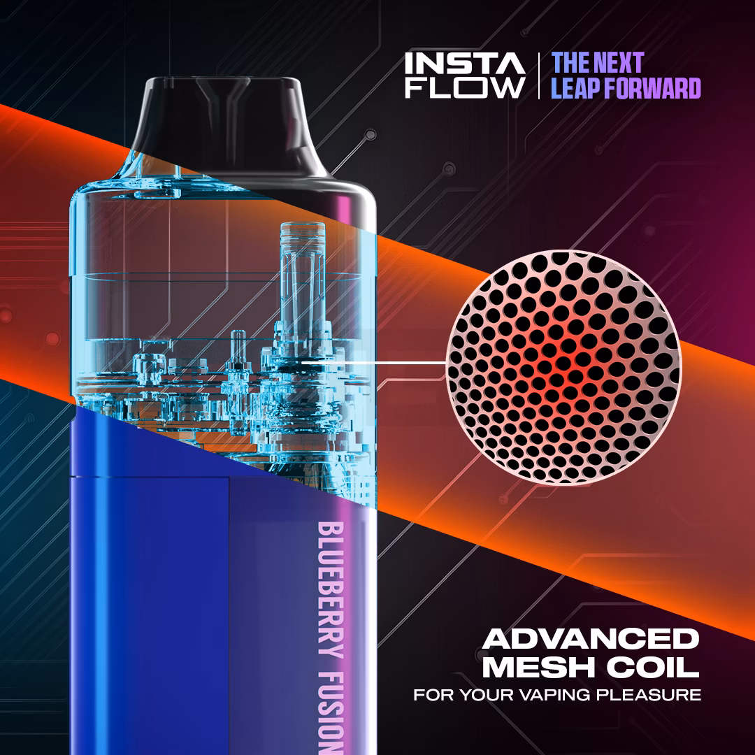 _SQUARE-Mesh-Coil INSTAFLOW 5000 - E-Zigarette - Polar Mint - 2ml - 20mg - CP