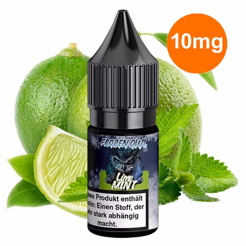 frozen-owl-10ml-10mg-lime-mint Frozen OWL - Lime Mint - Nikotinsalz Liquid - 10ml - 10mg