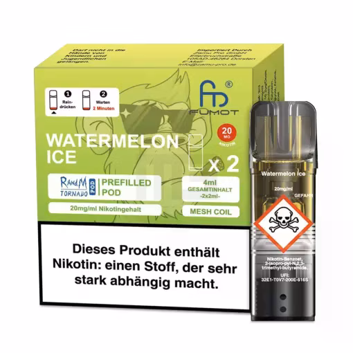RandM Tornado - Prefilled Pod - Watermelon Ice - 2er Pack 