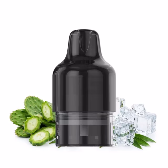 MegaBar GT22000 Leer Pod & 10ml E-Liquid Behälter Cactus Ice 20mg