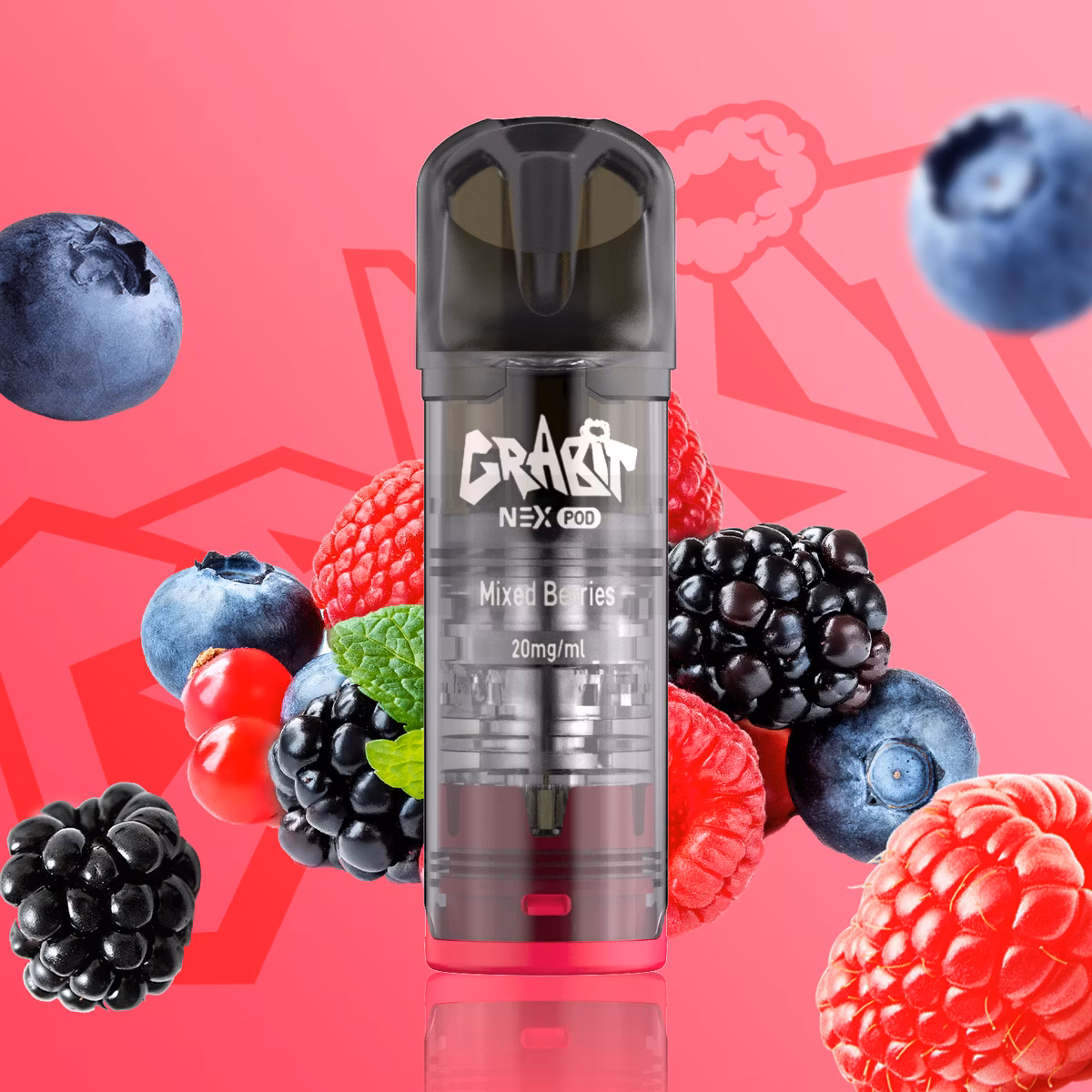 GRABIT - Nex - Prefilled Pod - 2ml - 2er Pack - Mixed Berries