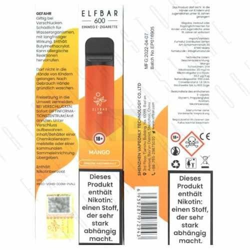 Elf Bar 600 - Mango
