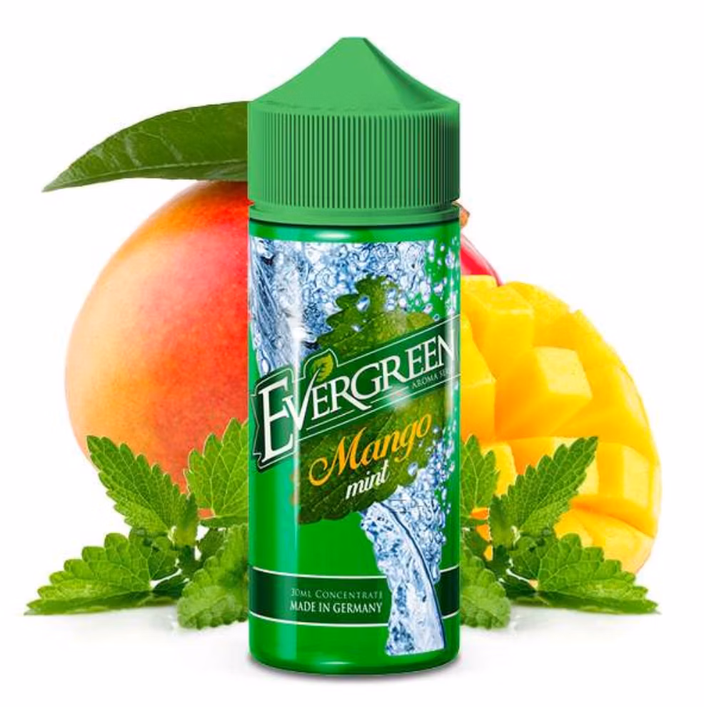 evergreen-mango-mint-aroma-30ml Evergreen - Mango Mint - Aroma - 30ml - Steuerbanderole