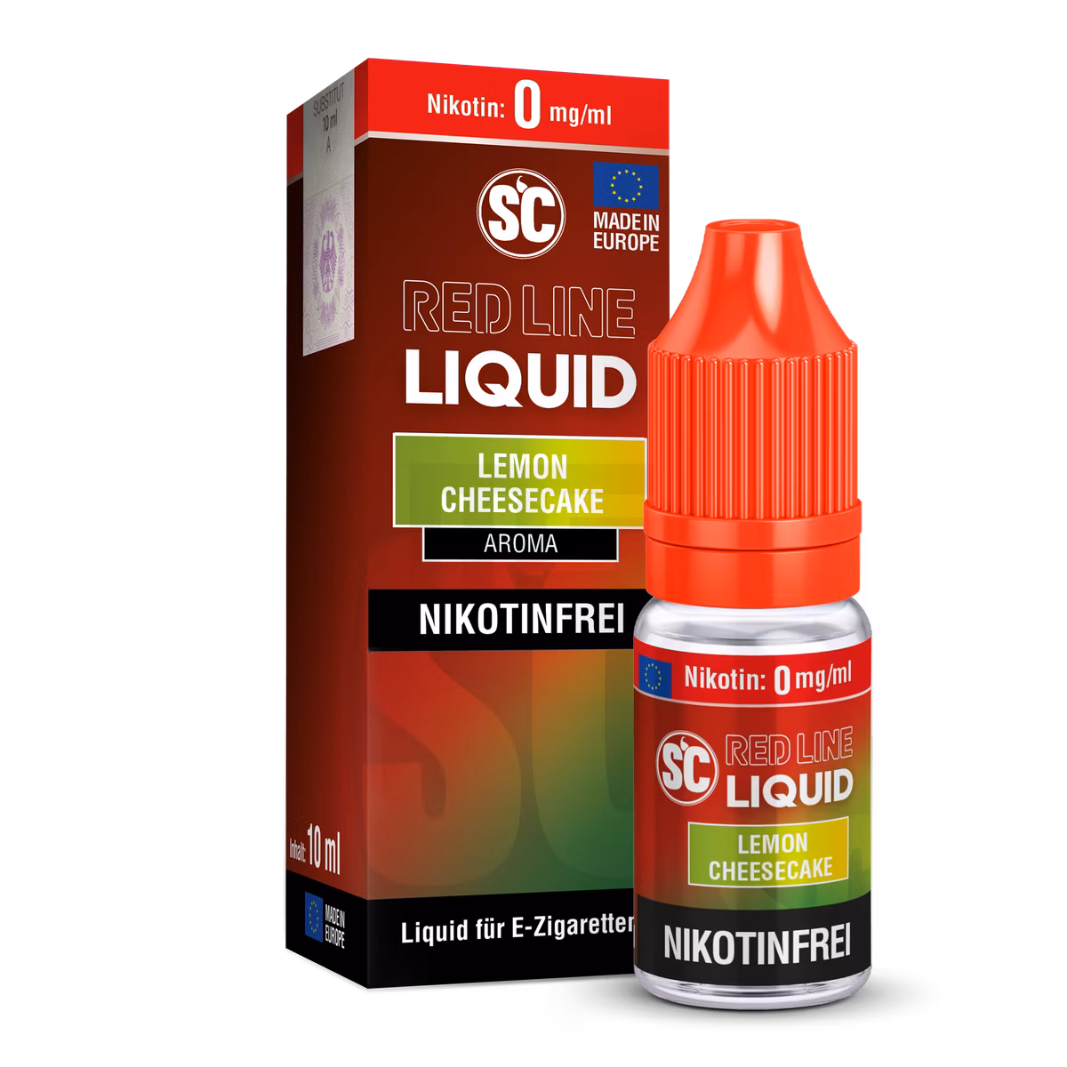 SC Red Line - Nikotinsalzliquid - 10ml - 0mg - Lemon Cheesecake SC Red Line - Nikotinsalzliquid - 10ml - 0mg - Lemon Cheesecake