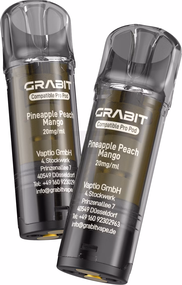 GRABIT - Pro - Prefilled Pod - Pineapple Peach Mango - Max Pack - 4er Packung - 2ml 